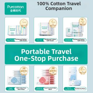 Purcotton | Portable Disposable Cotton Facial Towel