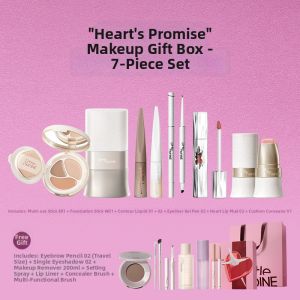 LITTLE ONDINE | Makeup Gift Set With Lipstick Foundation Blush Compact Eyeshadow