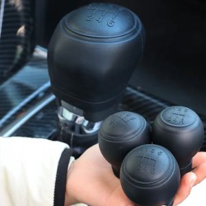 Car Silicone Shift Gear Knob Cover Round Shift Knob Head Cover Anti-slip Car Gear Protective Covers for Manual Gear