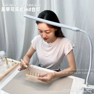 Lorossi LED Nail Art Lamp Eye Protection Light Clamp-On Manicure Lighting Professional Tool for Eyelash Extension And Embroidery