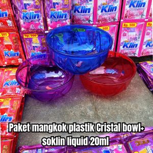 Azahra promo hemat sabun cuci deterjen cair soklin liquid kemasan 20ml+ wadah kotak melisa set