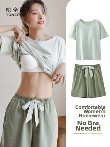 TONERCE | Bra Padded Lightweight Cotton Sleepwear Set