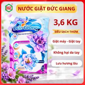 Nước giặt Dục Giang 34 kg hương thơm giặt máy giặt tay không hại da tay lưu hương lâu.