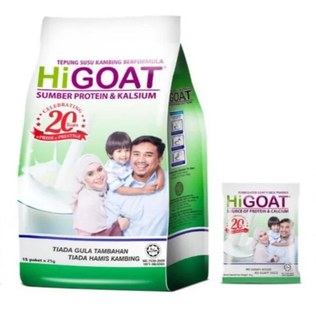 Hi Goat Susu Kambing 100% Original HQ 15’s x 21g/ HIGOAT MADU KURMA( Hi ...