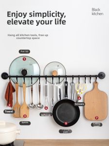 MRUN | Self Adhesive Powerful Rotating Kitchen Hooks