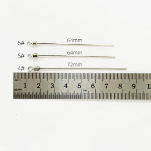 40pcs Stainless Steel Wire Long Pole Fishing Swivels Ball Bearing Swivel Solid Rings Rolling Swivel for Carp Fishing Accessories