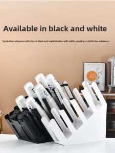 Injection Molding Coffee Shop Disposable Paper Cup Rack Straw Holder Bar Counter Storage Organizer Takeout Divider