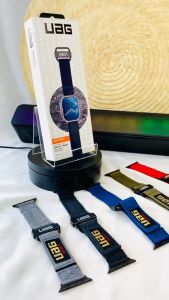 HANYA TALI ! UAG LOGO NYLON BUCKLE STRAP UNTUK IWATCH SE 1 2 3 4 5 6 7 8 ULTRA SE STRAP IWATCH !! HANYA TALI YA