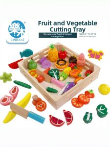 Childrens Playset Toy Fruits and Vegetables