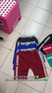 KID CASUAL SHORTS PANT/SELUAR PENDEK KANAK-KANAK COTTON 1 SET 3X PCS GOOD QUALITY READY STOCK