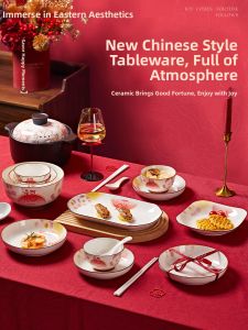 SHUNYAN | Home Use Underglaze Dinnerware Set Practical Gift