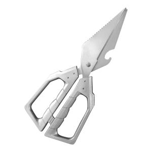 Kitchen Scissors Multi-purpose Chicken Bone Scissors Meat Fish Vegetables Barbecue Plastic Handle Sharp Blade Household Scissors