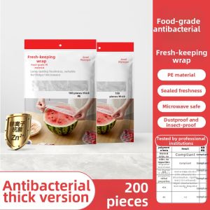HAOGUANJIA | Antibacterial Disposable Elastic Opening Food Grade Cover Bag