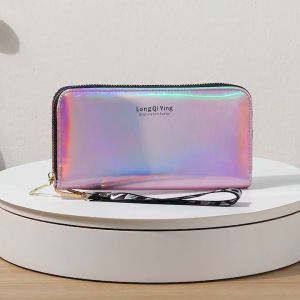 Ví nữ dài cầm tay da tổng hợp lấp lánh nổi bật BAG U VBO9