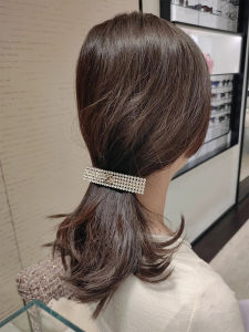 Fashionable Sweet Diamond Hair Clips Side Clips Bangs Clips Full of Diamonds High-End Sensation Popular Internet Beauty