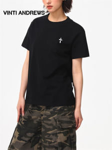 Round Neck Solid Versatile T-Shirt