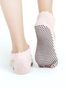 Non-Slip Yoga Socks Womens Professional Pilates Trampoline Socks Indoor Five-Finger Fitness Gymnastics Dance Socks