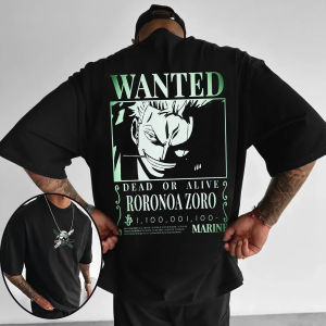 Hot Toys | Japanese Anime One Piece Roronoa Zoro Y2K Harajukus Men Women Tee Adults Children Boy Gril Top Kids Parent Child Cotton Tshirt