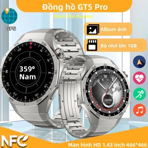 Đồng Hồ Thông Minh HT32 Twatch Màn Hình AMOLED HD 1.53 Inch Định Vị GPS La Bàn Đo Độ Cao Chống Nước Đo Nhịp Tim Gọi Bluetooth Theo Dõi Sức Khỏe Dành Cho Nam