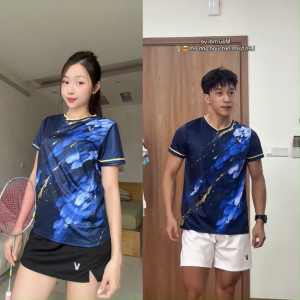 Áo Cầu Lông Quần Cầu Lông Bộ Cầu Lông Nam Nữ Chuyên Nghiệp Vải Thoáng Khí A1038 - V Badwear