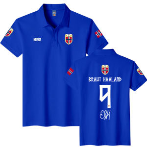 LUOQIU | Norway 2026 World Cup Fan T-Shirt Polo Shirt Quick-Dry