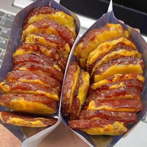 Charcoal Grilled Cheese Pork Jerky Ready-to-Eat Snack