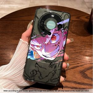 Creative Protect Shell for Huawei Mate80Pro Transparent Luffy Mate70 New Model Full Cover 60 Lens Maimang 30 Protective Case