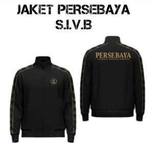 Jaket Bonek Persebaya SIVB Tracktop Resleting Bordir