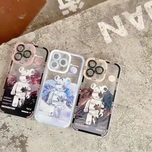 Case Realme C12 C15 C21Y C25Y 9i Kesing Softcase Silikon Karakter Smile GLOOMY BEAR With Protector Camera