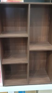 ชั้นอเนกประสงค์ 5ช่อง สีน้ำตาล