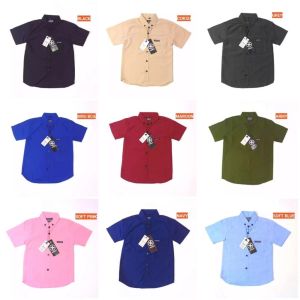 KEMEJA ANAK LAKI LAKI KEMEJA DISTRO UMUR 1-10THN BAHAN MAT CUTTON