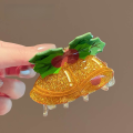 Christmas Bell Hair Clip Cute Female Shark Clamp Small Size Elegant Hair Card Personal Care Hairdressing Tool by THIRDOW. 