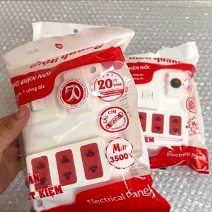 Bảng điện nổi Điện Quang ĐQ FEP  (màu trắng 3 lỗ 2 chấu 1 công tắc 2 công tắc và 3 công tắc)