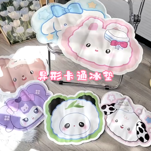 Cartoon Ice Cushion 卡通冰垫 Alas Sejuk Kartun Alas Duduk Mudah Alih Cute Sanrio Cooling Mats Ice Pad Summer Pet Mats