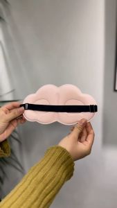 เมฆ 3D Sleep Blackout หน้ากากตาสเตอริโอหน่วยความจำผ้าฝ้ายหน้ากากตา