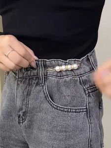 Small Safety Pin Waist Retraction Brooch Clip Adjustable Buckle Female Safety Pin Fixed Clothing Accessories Anti-glare Buckle