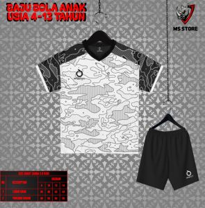 Baju Futsal Anak laki-laki dan perempuan usia 3-13tahun junior