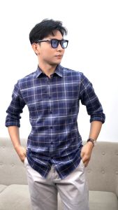 Áo Sơ Mi Nam Slimfit Caro Tay Dài Cotton N&M Thương Hiệu NINOMAXX 2110032