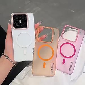 Matte Clear Magnetic Phone Case for Xiaomi 17T 15T 14T Pro 17/15/14 Ultra 17 Pro Max for Magsafe Wireless Charging Slim PC Cover