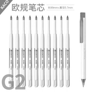 KACO European Standard Metal Pen Refill G2 0.5mm Click Type Replacement Core for Business And Cultural Supplies