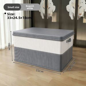 ZHIFAN | Clothing Storage Box for Wardrobe Folding and Storage Cotton Linen Organizer Moving Seasonal