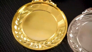 Plain Medal 5cm Gold Silver & Bronze Back-to-Back Design Award Recognition Medals