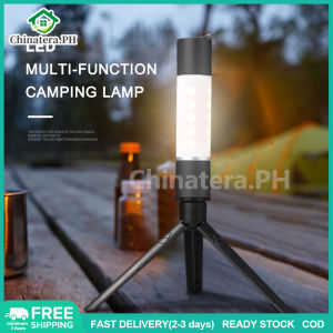 [Fast Delivery] Multifunctional Flashlight Camping USB Rechargeable Hanging Tent Lamp LED Torch Aluminum Alloy Outdoor Night Light Portable Lanterns Zoom Flashlight Emergency Lighting Flashlight Outdoor Lighthouse Camping Light