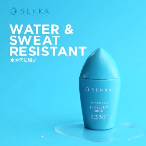 SENKA Perfect UV Sunscreen Milk 40g (face sunscreen UV protection matte sunscreen sweat resistant sports sunscreen)