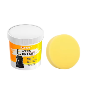 150G Latex & Leather Shine Cream Instant Brightening Gloss Restorer for Latex Garments Automotive Leather Surfaces