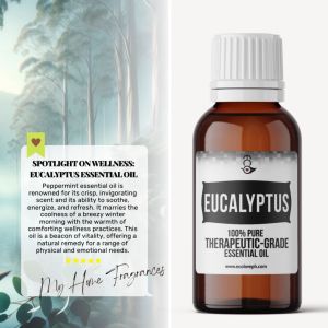 My Home EUCALYPTUS Essential Oil Natural Therapeutic Grade Organic Pure Vegan Asteria Luxe Wowhappy