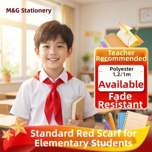 M&G | Breathable Anti-wrinkle Fade-resistant Red Scarf