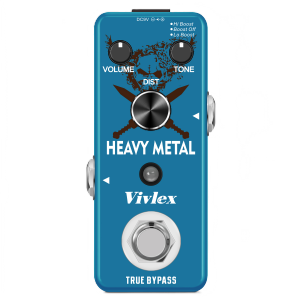 VIVLEX-Guitar Pedals Super Effects Pedal Tuner Overdrive Delay Reverb Distortion Fuzz Noise Gate Flanger Metal Zone Blues