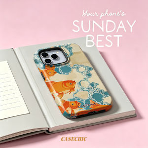 Potdemiel | Vintage Floral For Case For iPhone 17 16 15 14 Plus 13 Pro Max Shockproof Hard Cover CaseChic