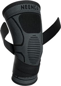 สนับรัดเข่า NEENCA สำหรับอาการปวดเข่า-2แพ็คปลอกเข่าสำหรับ Relief อาการปวดชุดปลอกรัดเท้าบรรเทาอาการปวดเข่าพร้อมเข็มขัดพยุงหลังให้พอดีที่สุดสำหรับกีฬานักวิ่งวงเดือนฉีกขาด ACL โรคข้ออักเสบปวดข้อ